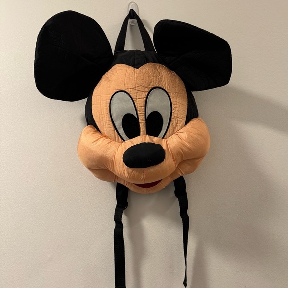 Rare vintage Mickey Mouse backpack 1990s Disney memorabilia - Picture 1 of 4